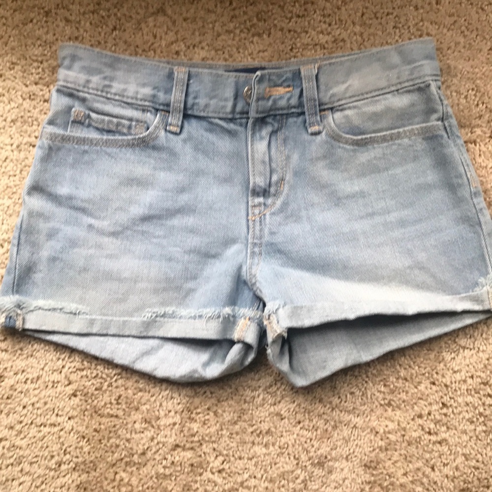 Light blue denim shorts!